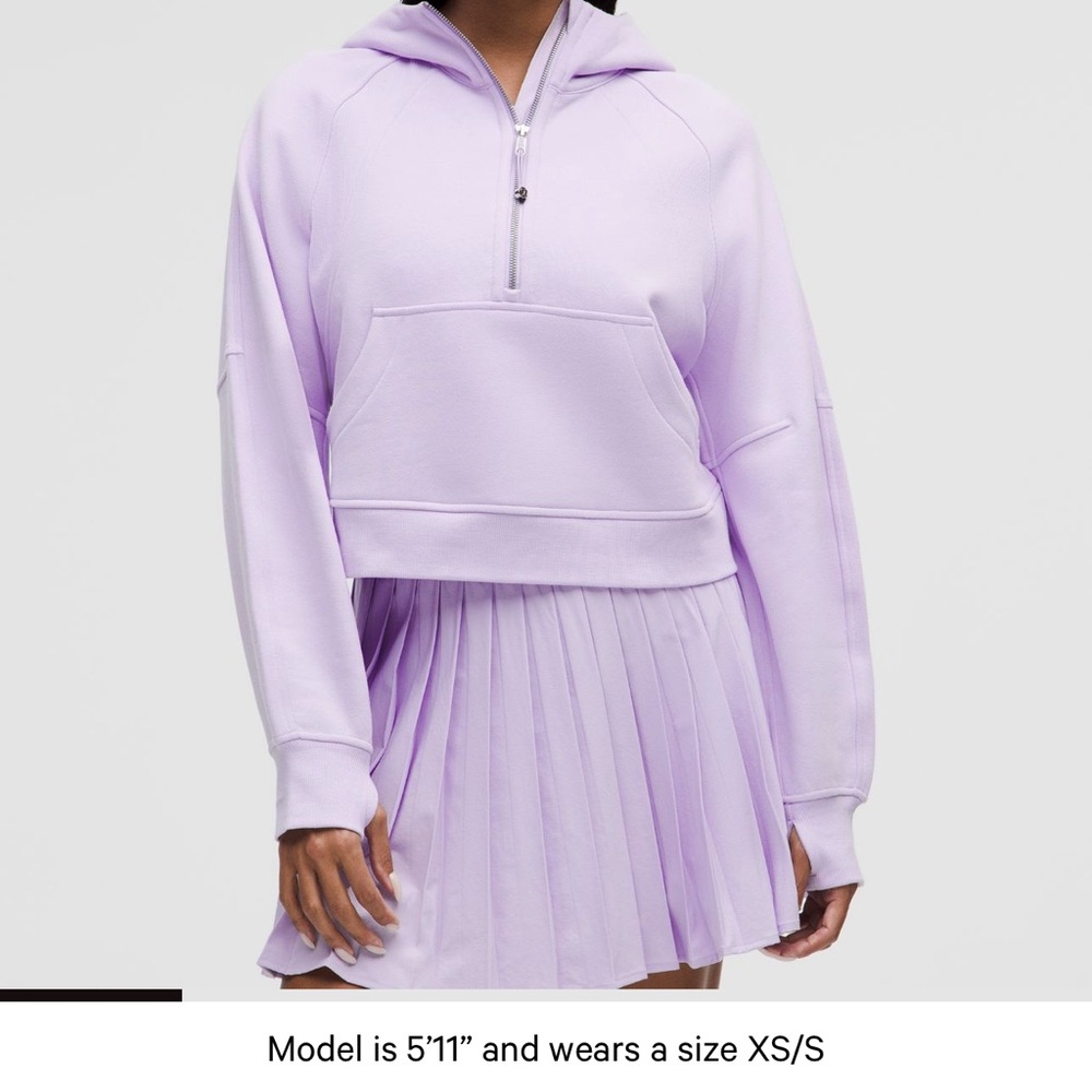 Lululemon scuba oversized half zip Hoodie size m/l